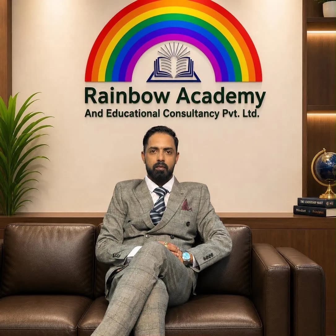 Samir Dhakal, Chairman of Rainbow Academy And Educational Consultancy