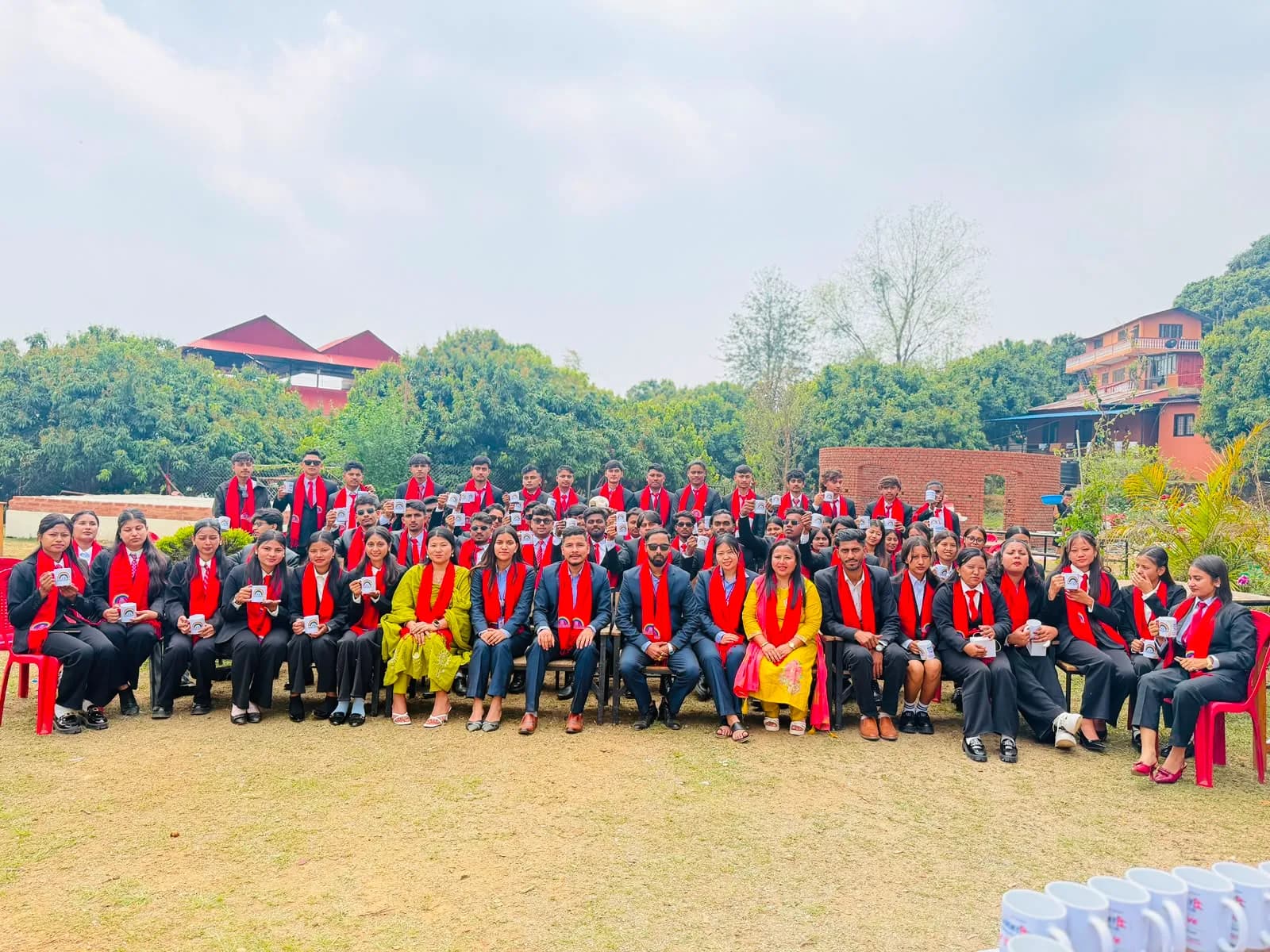 Students together
